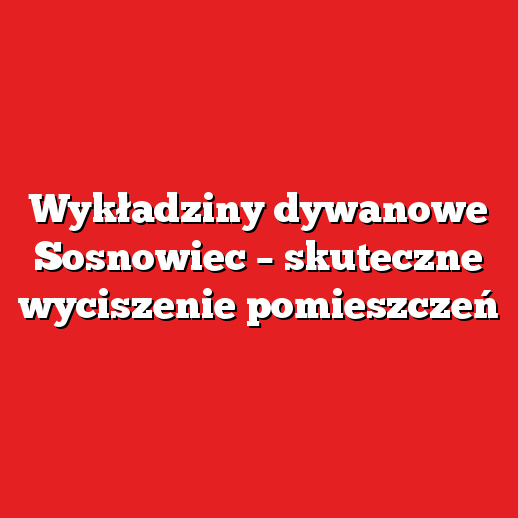 Wykładziny dywanowe Sosnowiec – skuteczne wyciszenie pomieszczeń Wykładziny dywanowe Sosnowiec – skuteczne wyciszenie pomieszczeń